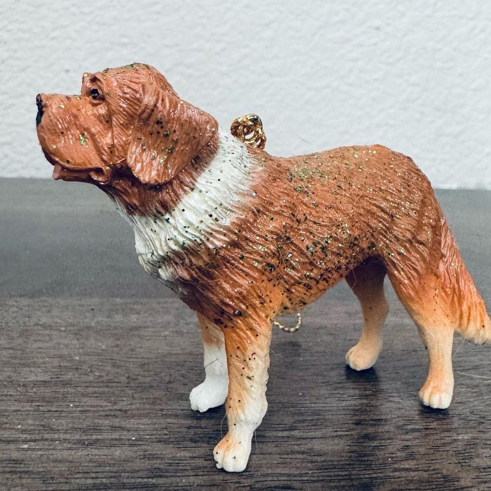 Mastiff Christmas Holiday Dog Figurine Ornament